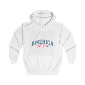 Comfy America Full Zip Hoodie