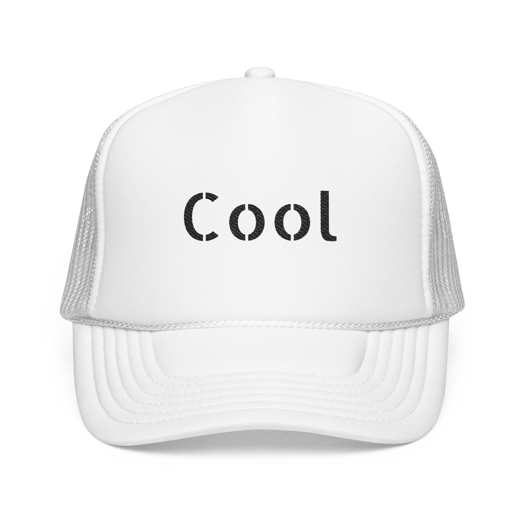 Cool Embroidered Foam Trucker Hat - Image 2