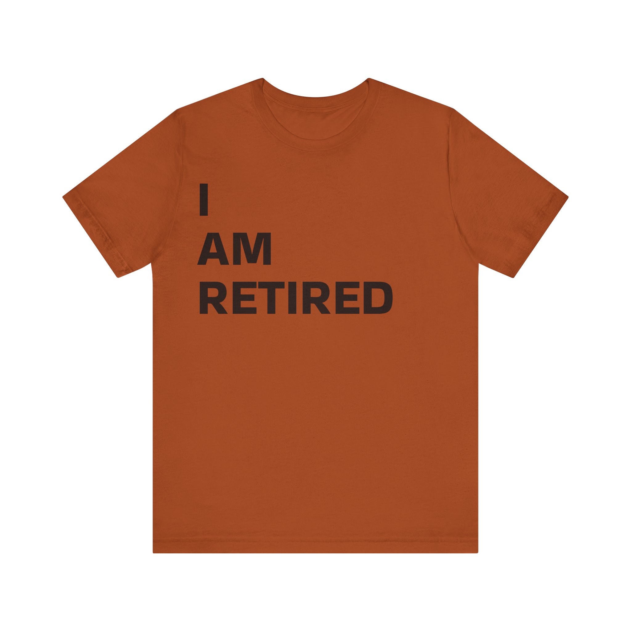 *I AM RETIRED* Jersey Sleeve Tee - Image 9